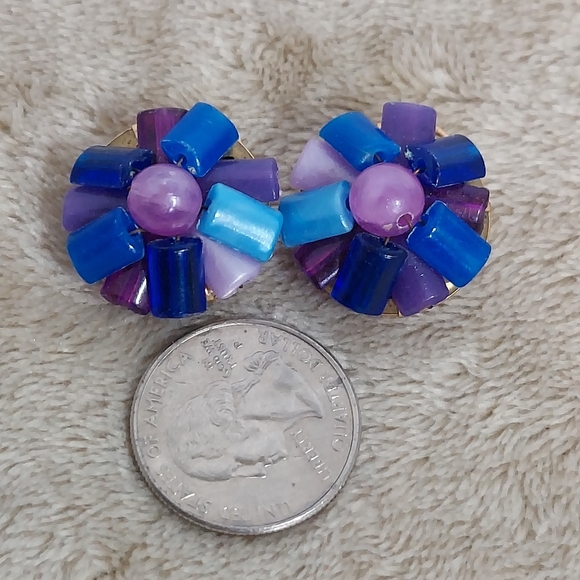 Vintage Clip-on‎ Earrings Costume Jewelry Lot see photos - Picture 3 of 9